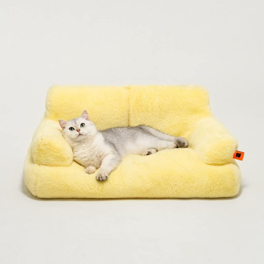 Pet Couch Bed - Washable Cat Bed with Anti Slip Bottom for Small Medium Dogs