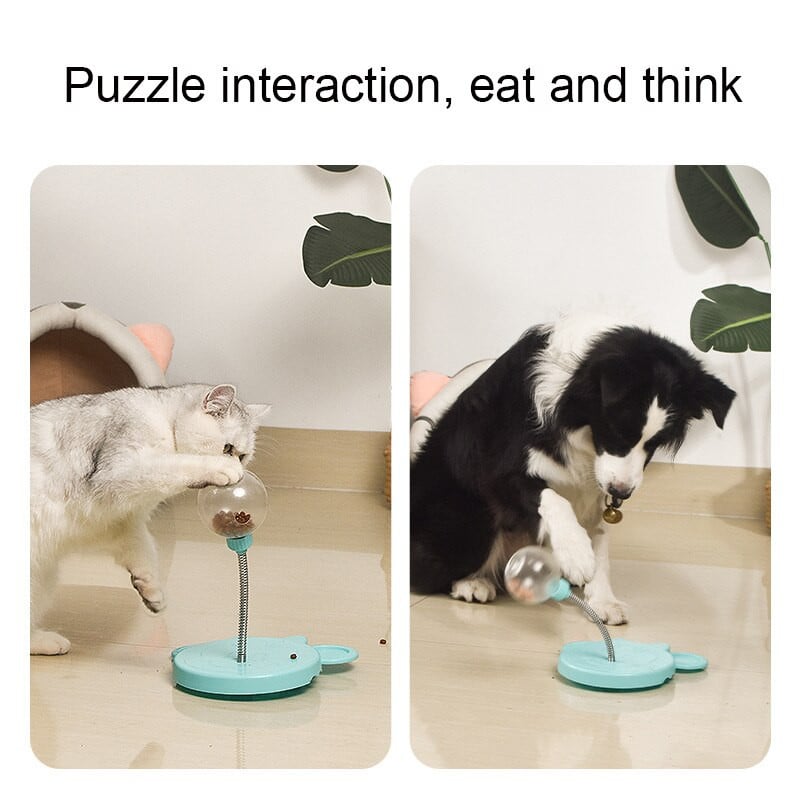 Food Leak Ball - Interactive Cat Toy | Treat Dispensing Puzzle Feeder