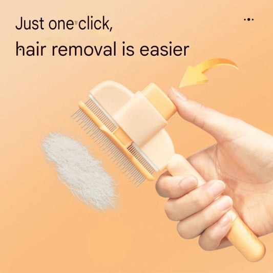 Self-Cleaning Hair Remover - Efficient Pet Hair Removal Device With One-Click Cleaning