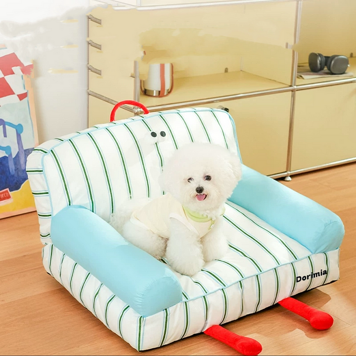 Dog Sofa Couch Bed – Orthopedic Plush Pet Lounge Sofa for Small Dogs