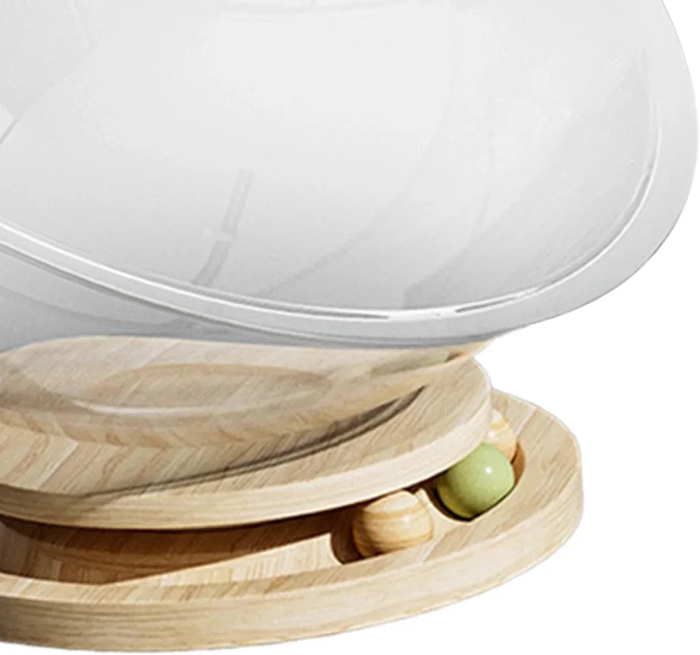 Space Capsule Cat Bed - Transparent Acrylic Cat House & Stylish Pet Shelter