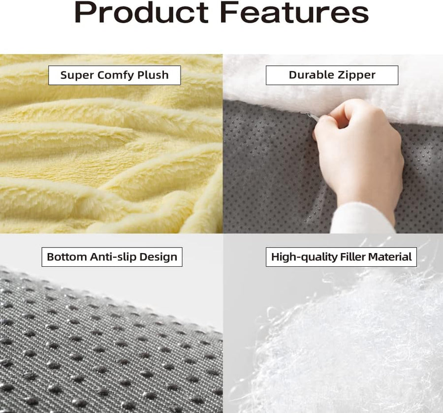 Pet Couch Bed - Washable Cat Bed with Anti Slip Bottom for Small Medium Dogs