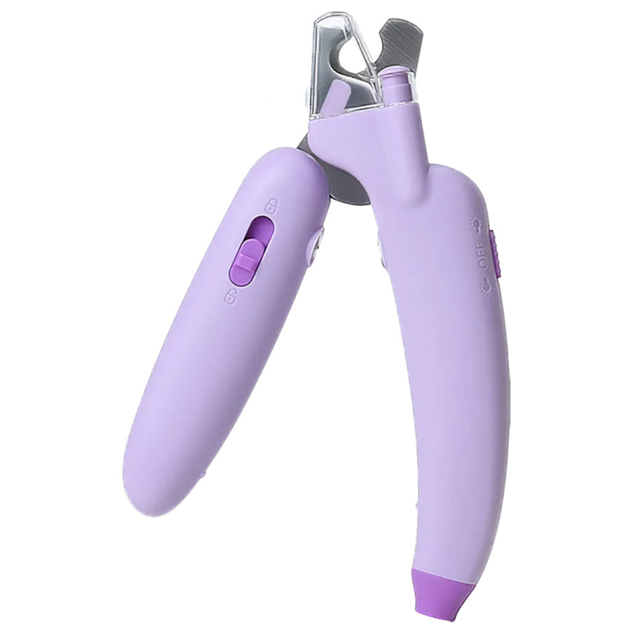 Cat Nail Trimmer - Quiet, Safe Clipper with Stainless Steel Blades | Easy Cat Grooming Tool