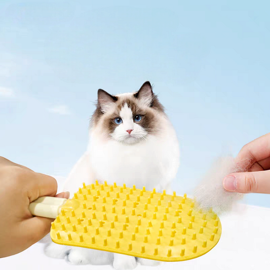 Pet Massage Comb - Multifunctional Ice Cream Grooming Tool for Fur Care & Anxiety Relief