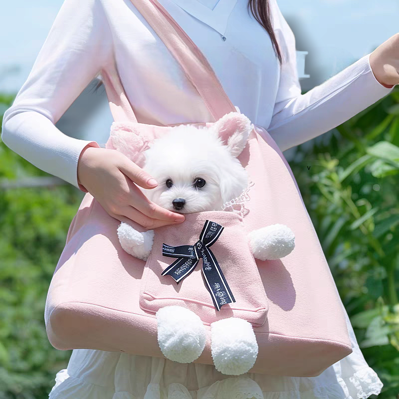 Small Pet Carrier Bag - Portable Dog Cat Travel Tote With Breathable Comfort