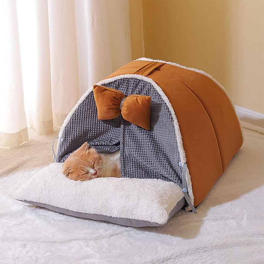 Cat Sleeping Bag - Cozy Indoor Cat Shelter | Soft Pet Comfort Sack