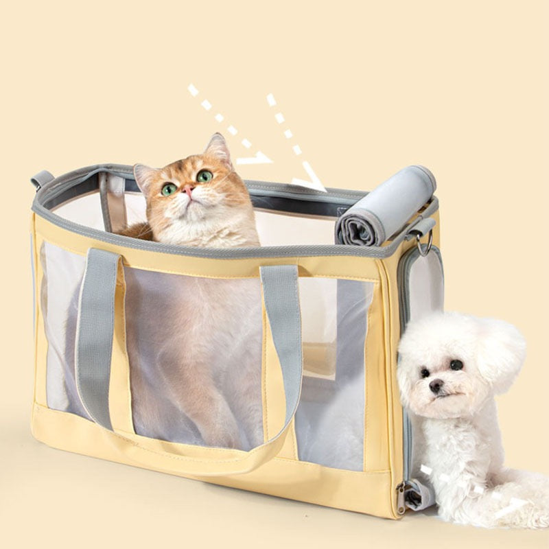 Cat Backpack - Portable Pet Carrier With Window | Breathable & Durable