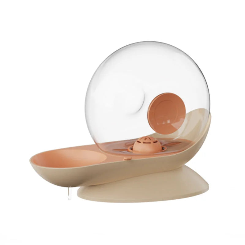 Pet Water Fountain – 2.8L Snail Shaped Fountain with Timer & Filtered Water Dispenser
