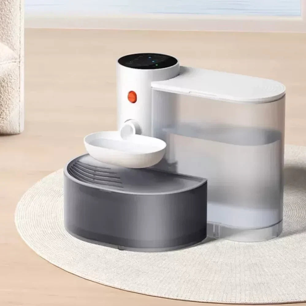 Smart Wireless Cat Fountain – Rechargeable, Silent | Large Capacity Dual Tank
