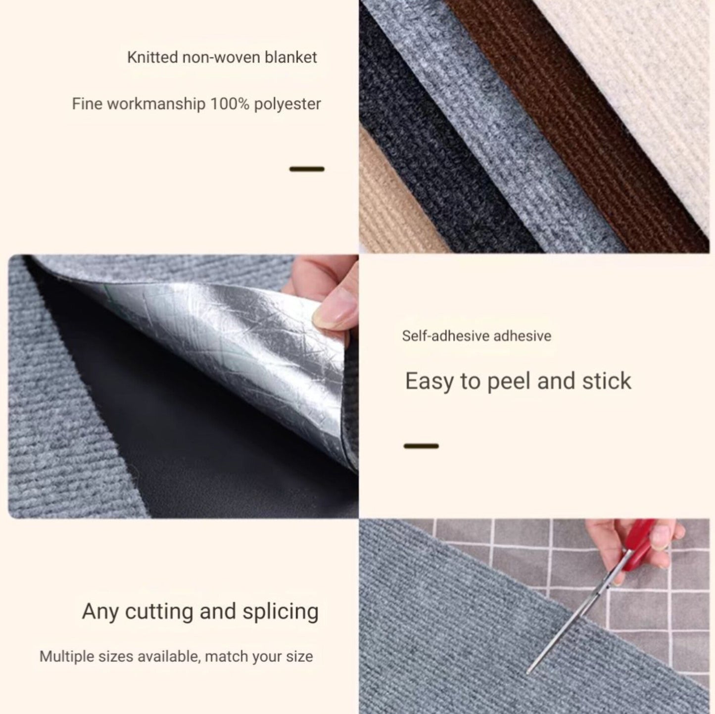 Cat Scratcher Mat - Durable Self Adhesive Cat Pad | Furniture Protection For Cats