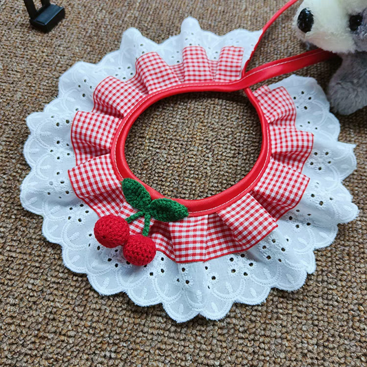 Cat Scarf - Lightweight Pet Neck Neckerchief for Summer Cat Clothes