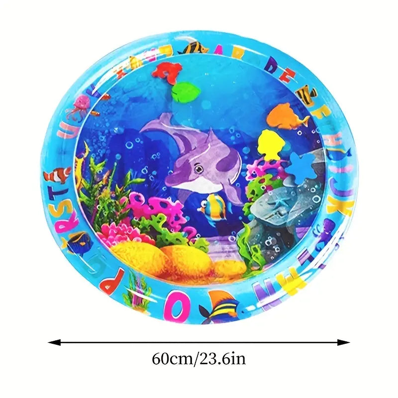 Pet Inflatable Water Mat | Scratch Resistant Cooling Pad & Interactive Toy