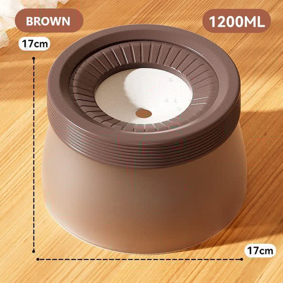 Dog Water Bowl – Durable Non Spill Plastic Pet Hydration Bowl for Travel