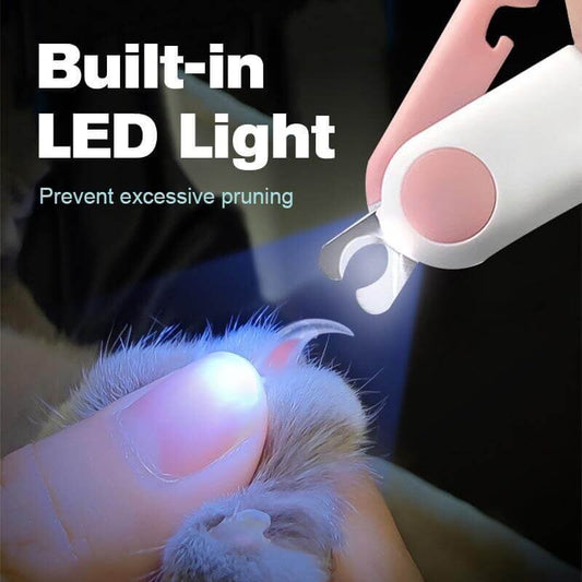 LED Pet Nail Clippers – Ergonomic Scissor Style Clippers With LED Light