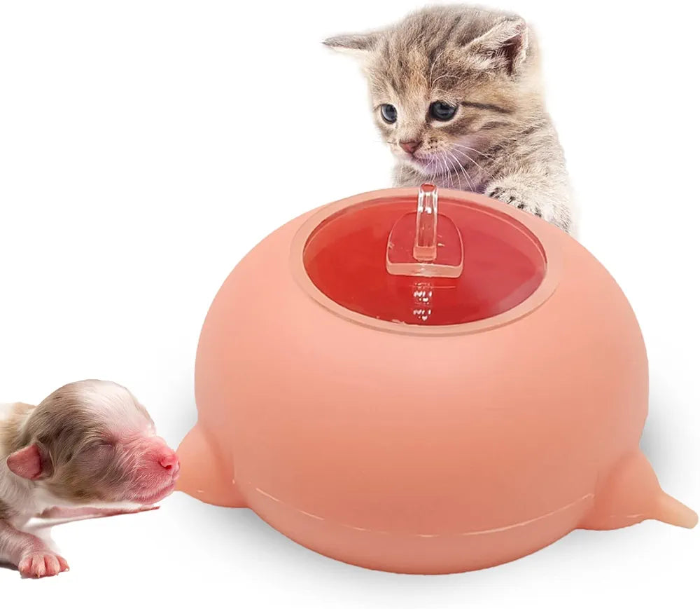 Puppy Silicone Feeder - 3 Pack Pet Feeding Bottle Kit with Safe Silicone Nipples