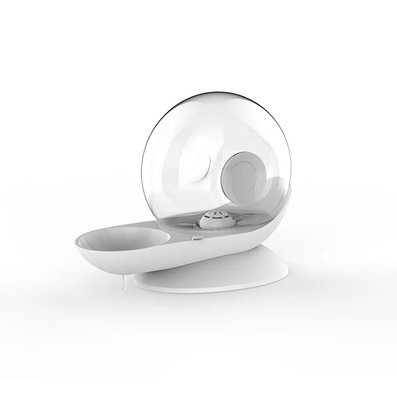 Pet Water Fountain – 2.8L Snail Shaped Fountain with Timer & Filtered Water Dispenser