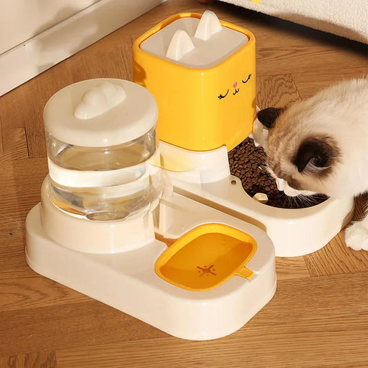 Automatic Pet Feeder - Large Capacity Food And Water Dispenser With Filter Design