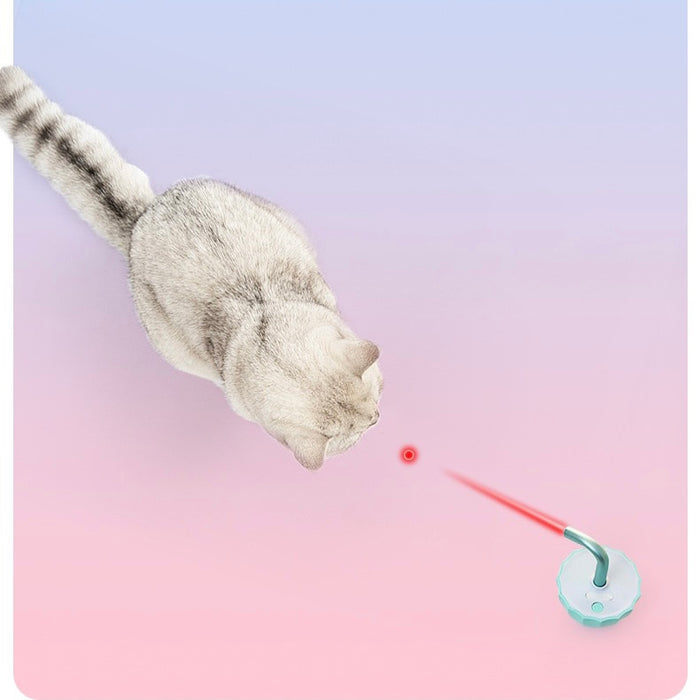 Automatic Cat Laser Toy - Tumbler Style Rotating Laser Pointer for Feline Entertainment