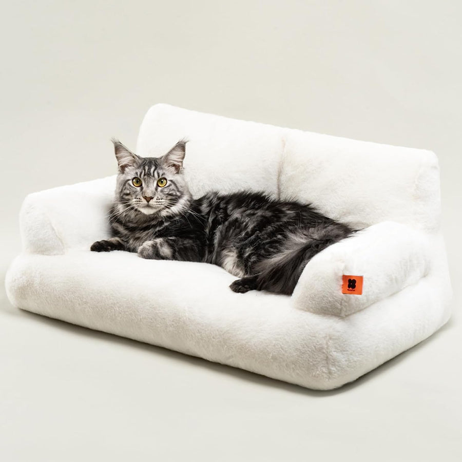 Pet Couch Bed - Washable Cat Bed with Anti Slip Bottom for Small Medium Dogs