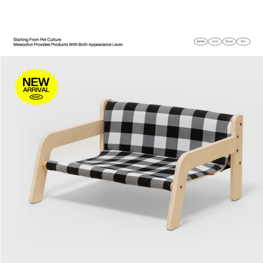 Cat Couch Bed - Soft Pet Sofa for Cats | Cozy Indoor Cat Furniture PP26