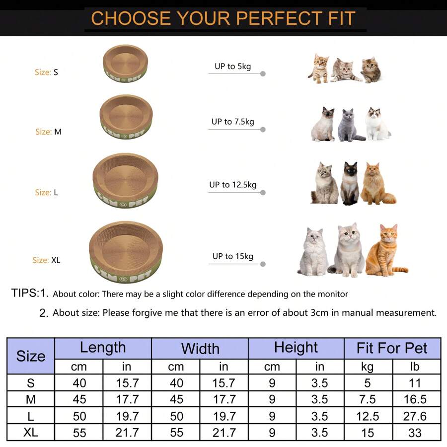 Cat Scratching Bed – Durable Cat Lounge Bed With Cozy Nest For Feline Claw Relief