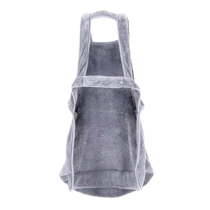 Pet Carrier Bag - Velvet Pet Apron for Small Pets Up to 15kg | Comfortable Portable Sling