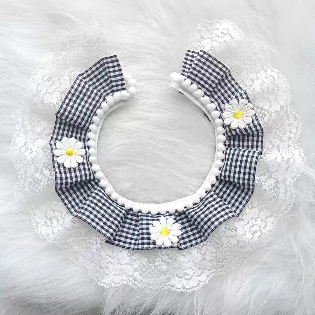 Cat Scarf - Lightweight Pet Neck Neckerchief for Summer Cat Clothes