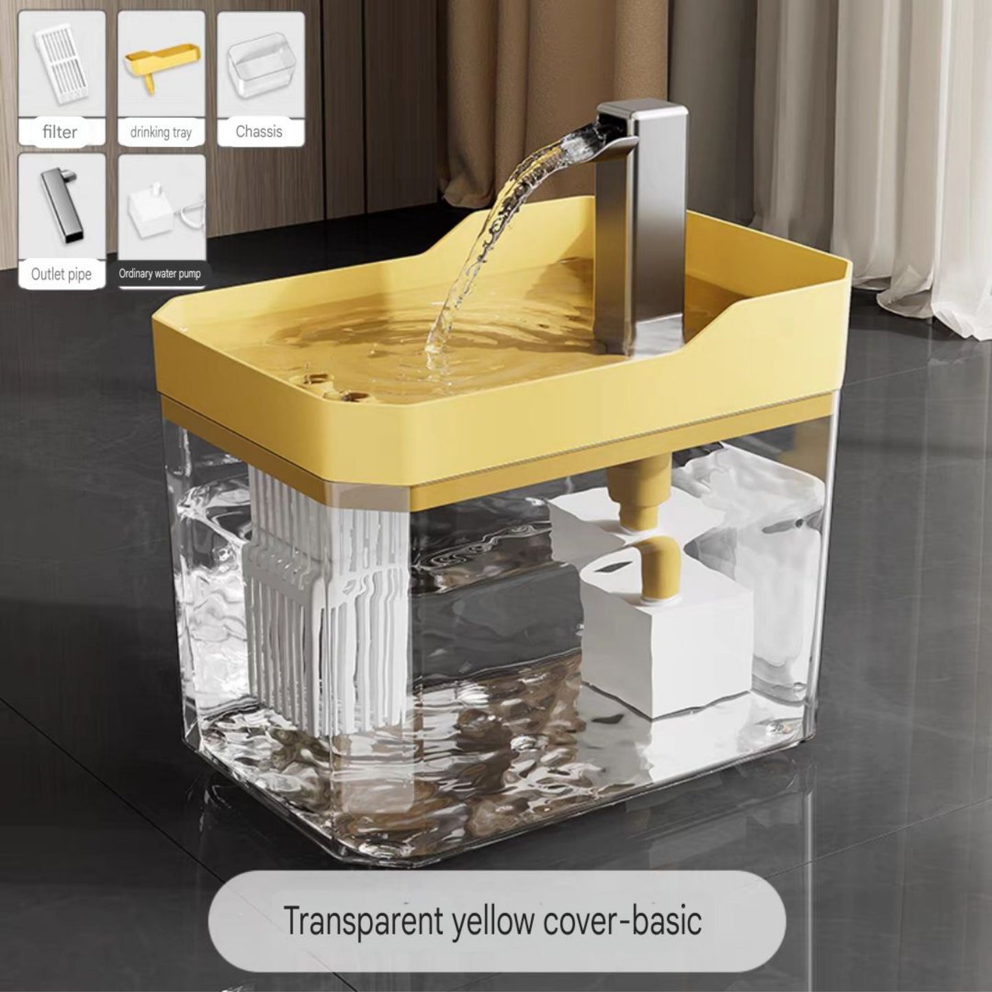 Automatic Water Dispenser - Filtered Water Fountain With Quadruple Filtration System