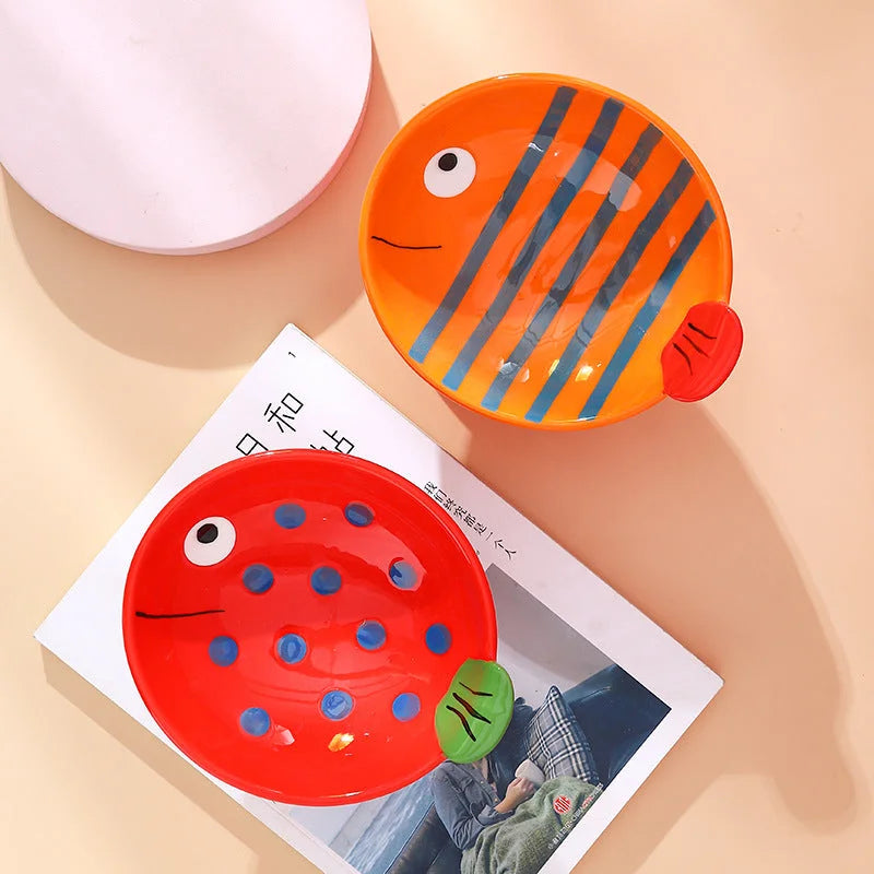 Ceramic Cat Bowl - Elevated Cat Bowl with Anti Spill Design & Non Slip Pet Feeder