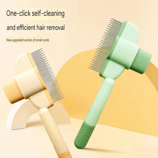 Self-Cleaning Hair Remover - Efficient Pet Hair Removal Device With One-Click Cleaning