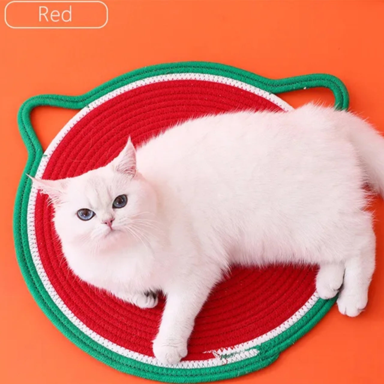 Hemp Rope Cat Scratcher - Handmade Durable Cat Scratching Board for Claw Protection