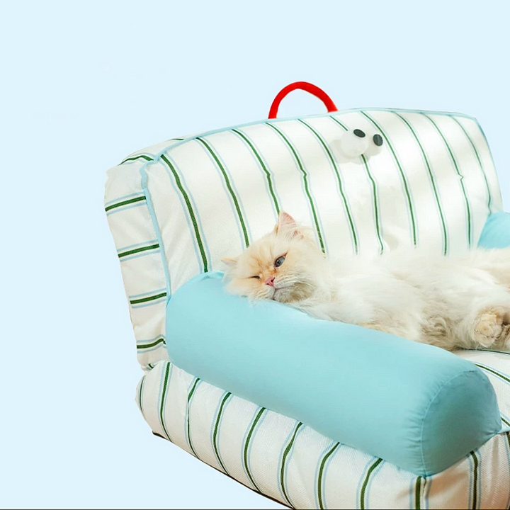 Dog Sofa Couch Bed – Orthopedic Plush Pet Lounge Sofa for Small Dogs
