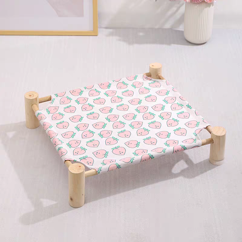 Wooden Cat Bed - Portable Cat Camp Bed | Eco Friendly Summer Pet Furniture