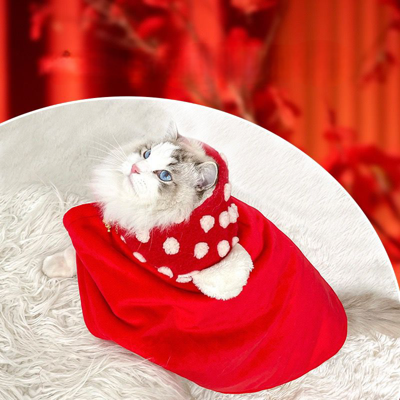 Pet Cape Blanket - Adjustable, Breathable Dog Blanket With Strap For Small Pets
