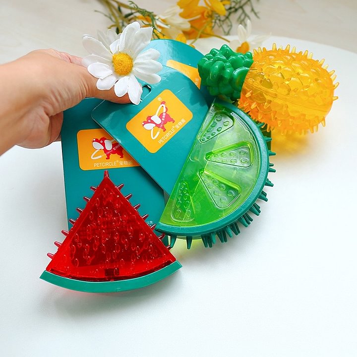 Pet Teether Chew Toy - Freezable Cooling Dog Toy For Puppy Teeth Relief