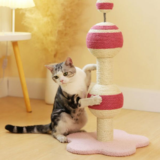Cat Climbing Frame - Space Capsule Design Indoor Cat Tree & Playhouse Furniture