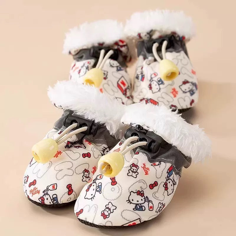 Hello Kitty Dog Shoes – Waterproof Pet Footwear for Paw Protection