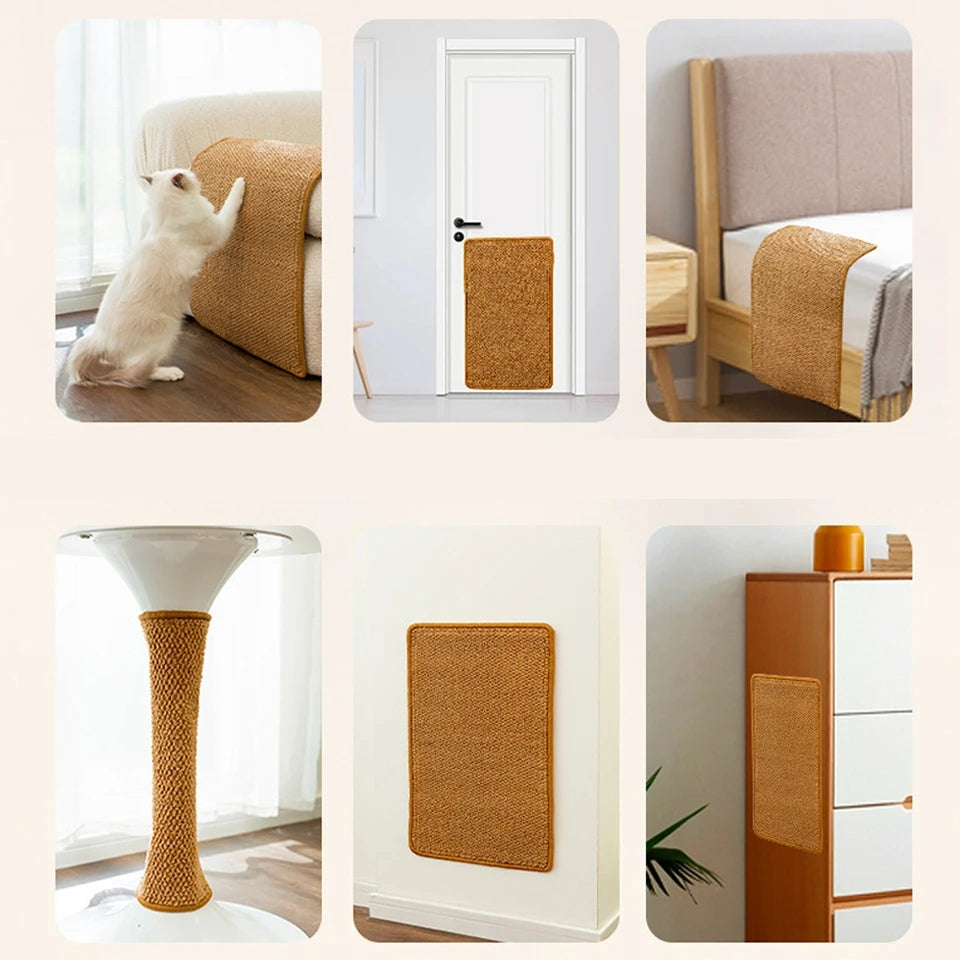 Cat Scratcher Mat – Durable Natural Sisal Pad | Furniture Scratch Protector