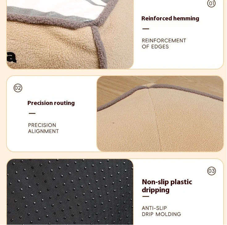 Luxury Dog Bed - Comfy Plush Pet Mattress With Durable Material & Color Options