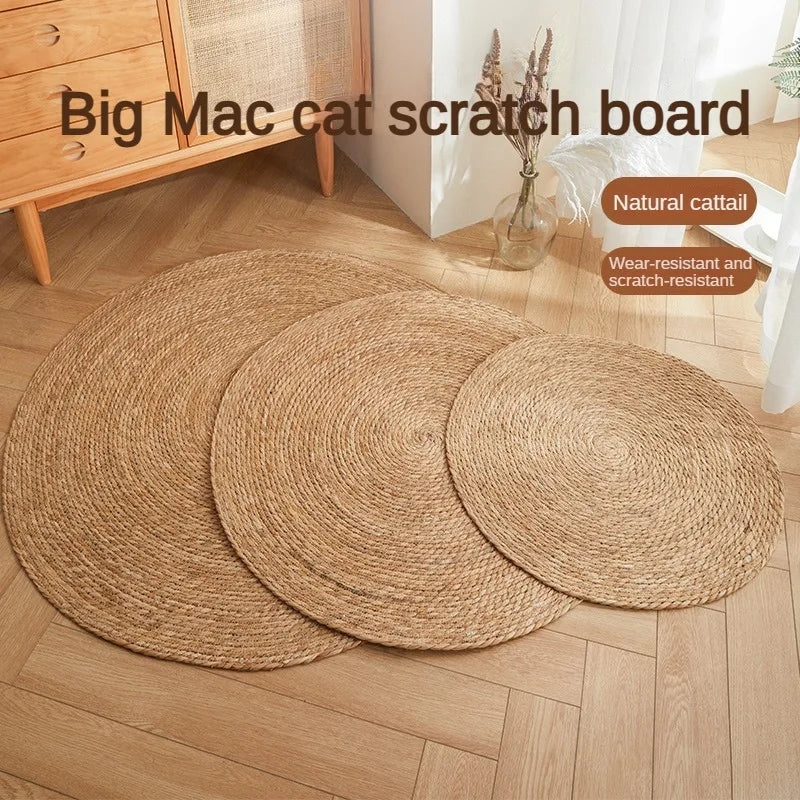 Cat Scratching Mat - Handmade Summer Cooling Cat Sleep Mat with Natural Fibers