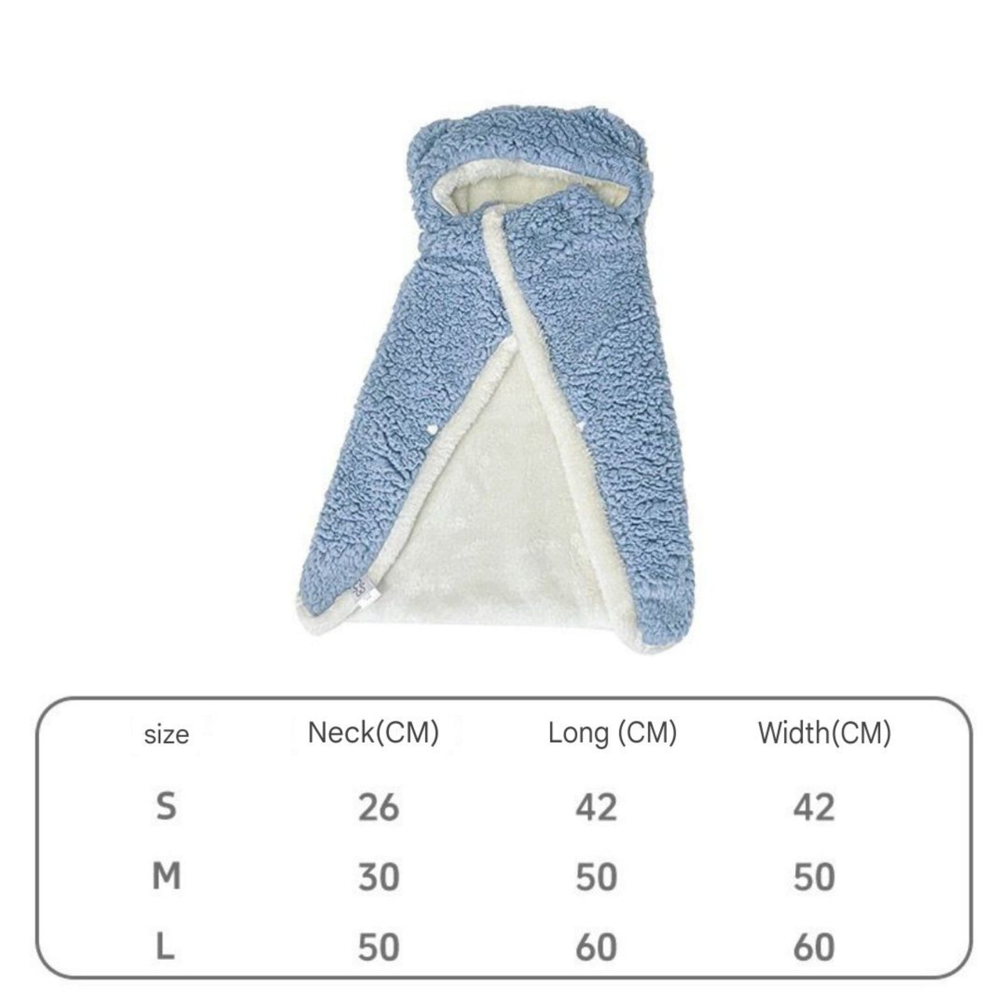 Pet Cape Blanket - Adjustable, Breathable Dog Blanket With Strap For Small Pets