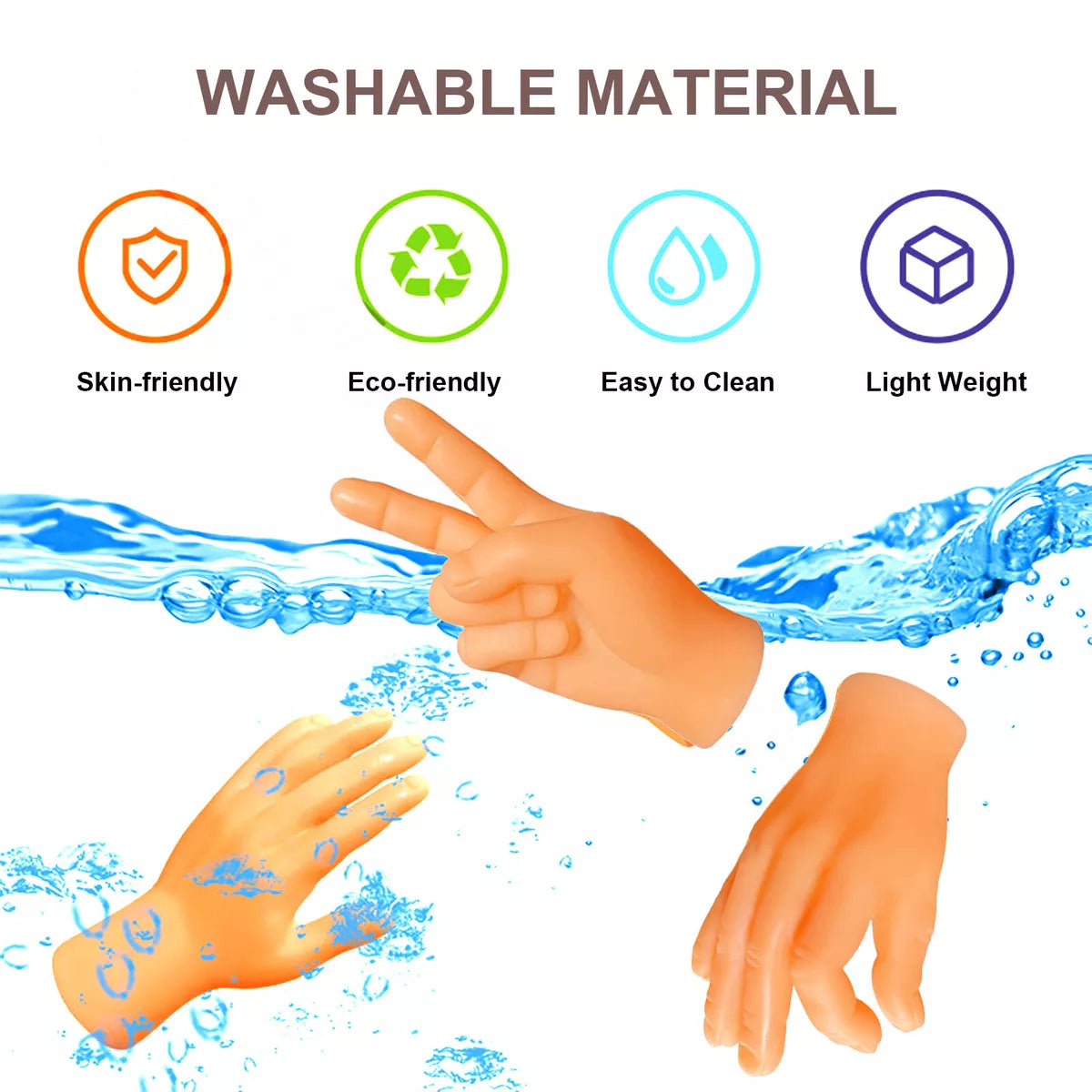 Cat Finger Gloves – 6PCS Silicone Pet Play Gloves For Interactive Fun