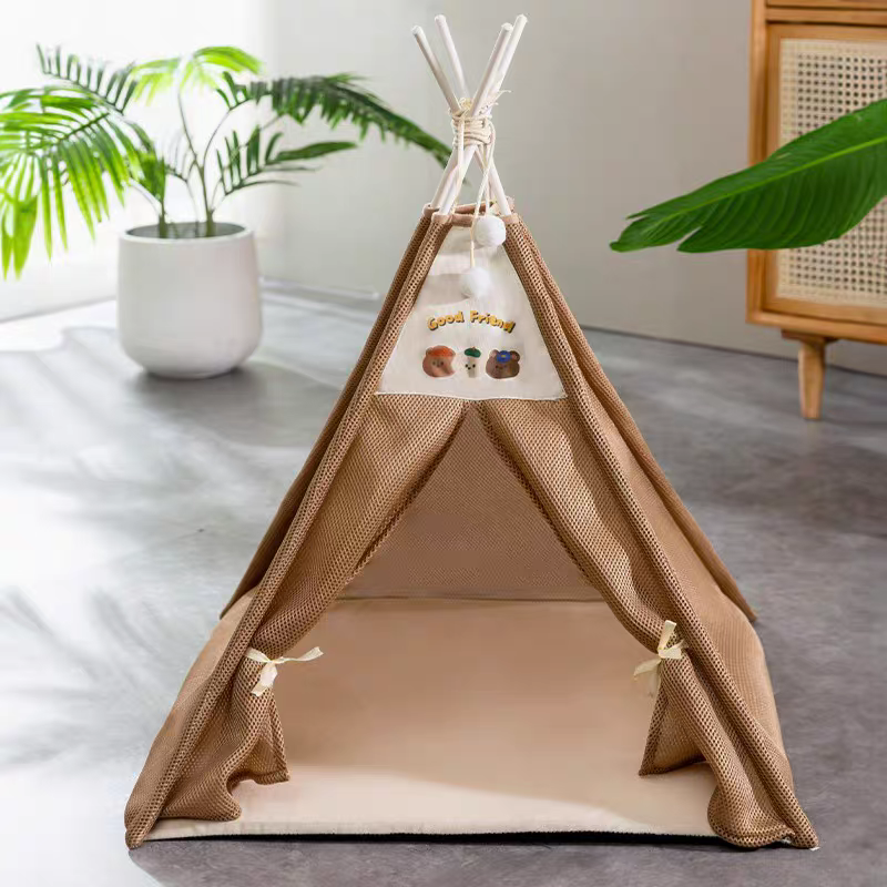 Cat Sleep Tent – Comfortable Portable Pet Sleeping Tent with Mesh Enclosure