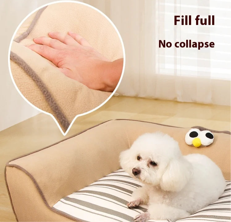 Luxury Dog Bed - Comfy Plush Pet Mattress With Durable Material & Color Options