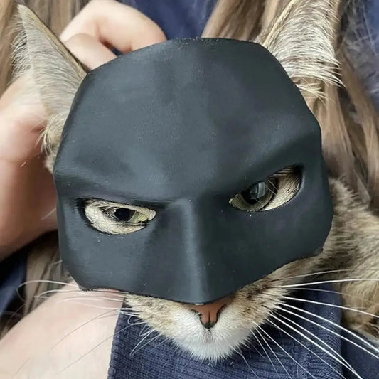 Batman Mask For Cats | Superhero Cat Mask & Funny Cat Accessories Costume