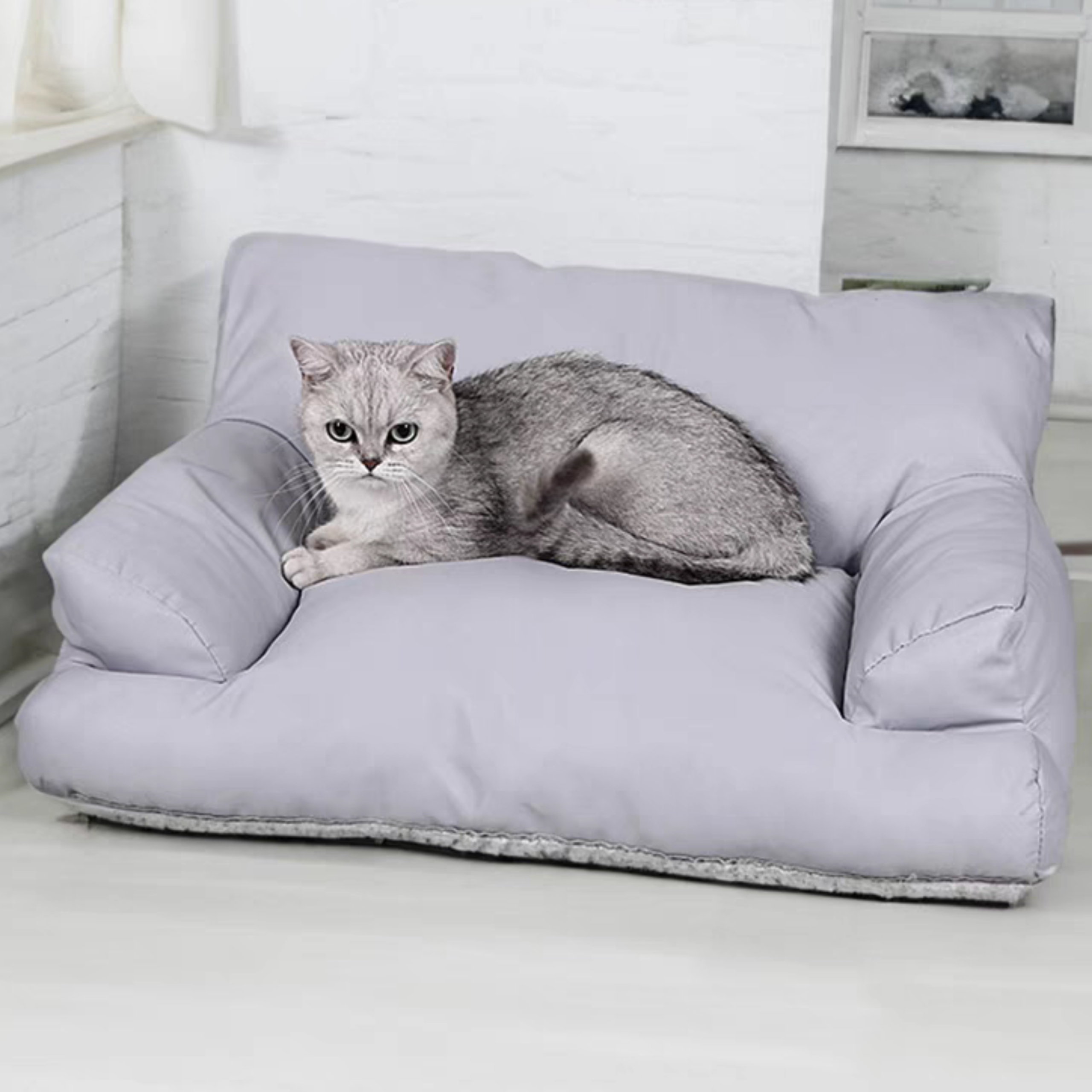 20240407-024032.png Cat Couch | All-Weather Pet Sofa - Durable, Cozy Cat Resting Spot - Image 1