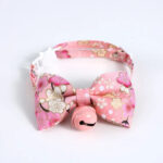 Cats Collar Cherry Blossoms – Adjustable Japanese Cat Collar with Bell