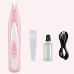 Pet Paw Trimmer - Quiet Pet Clipper with LED Light & Stainless Steel Blade for Small Areas