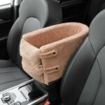 Portable Dog Car Seat – Nonslip Pet Travel Seat With Central Control Safety