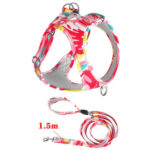 Dog Cat Harness Adjustable Pet Vest – Comfortable Puppy Walking Leash & Secure Straps